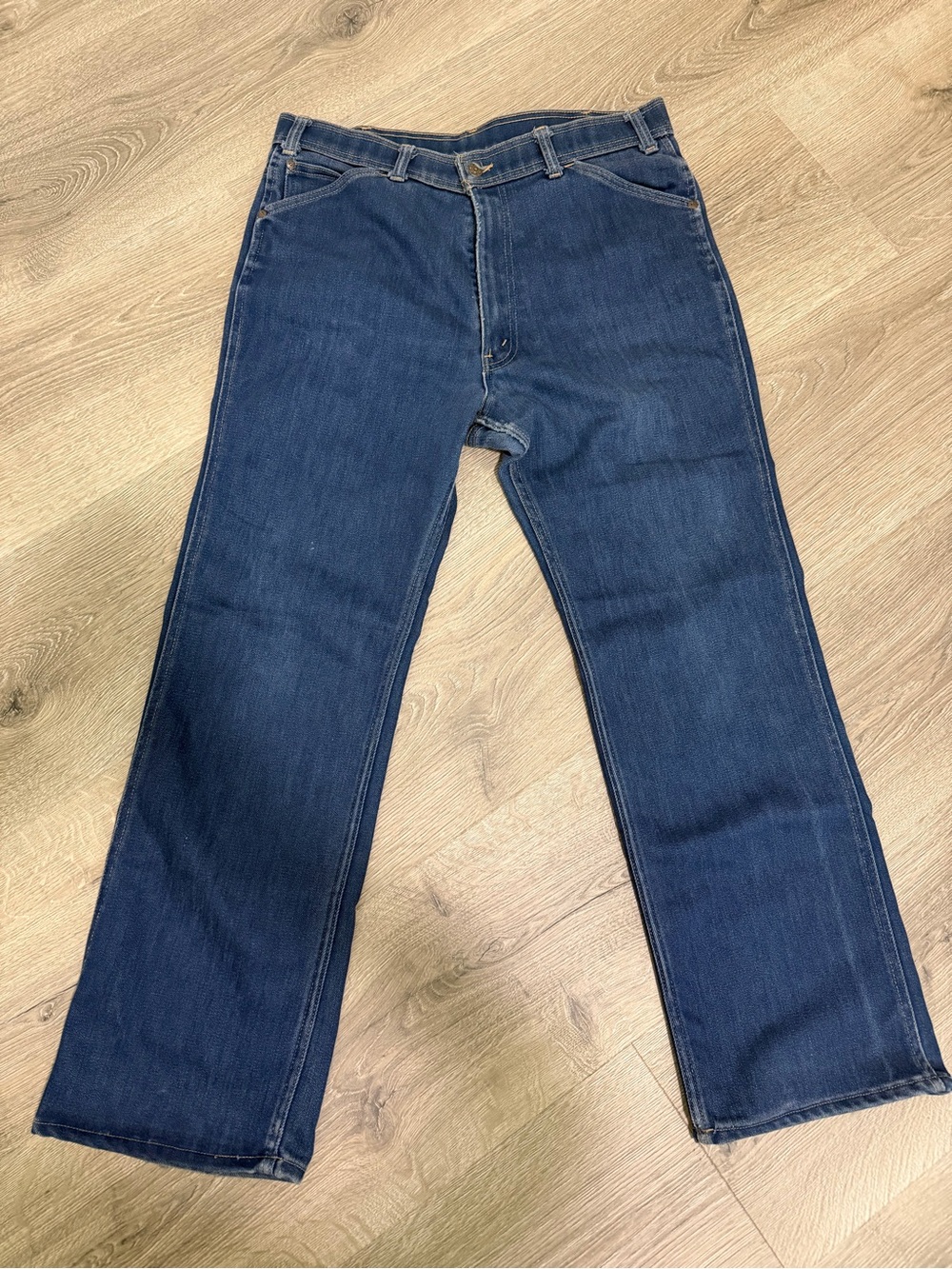 Vintage Levi’s For Men Skosh Orange Tab Talon 42 Jeans 36x29 Straight Leg